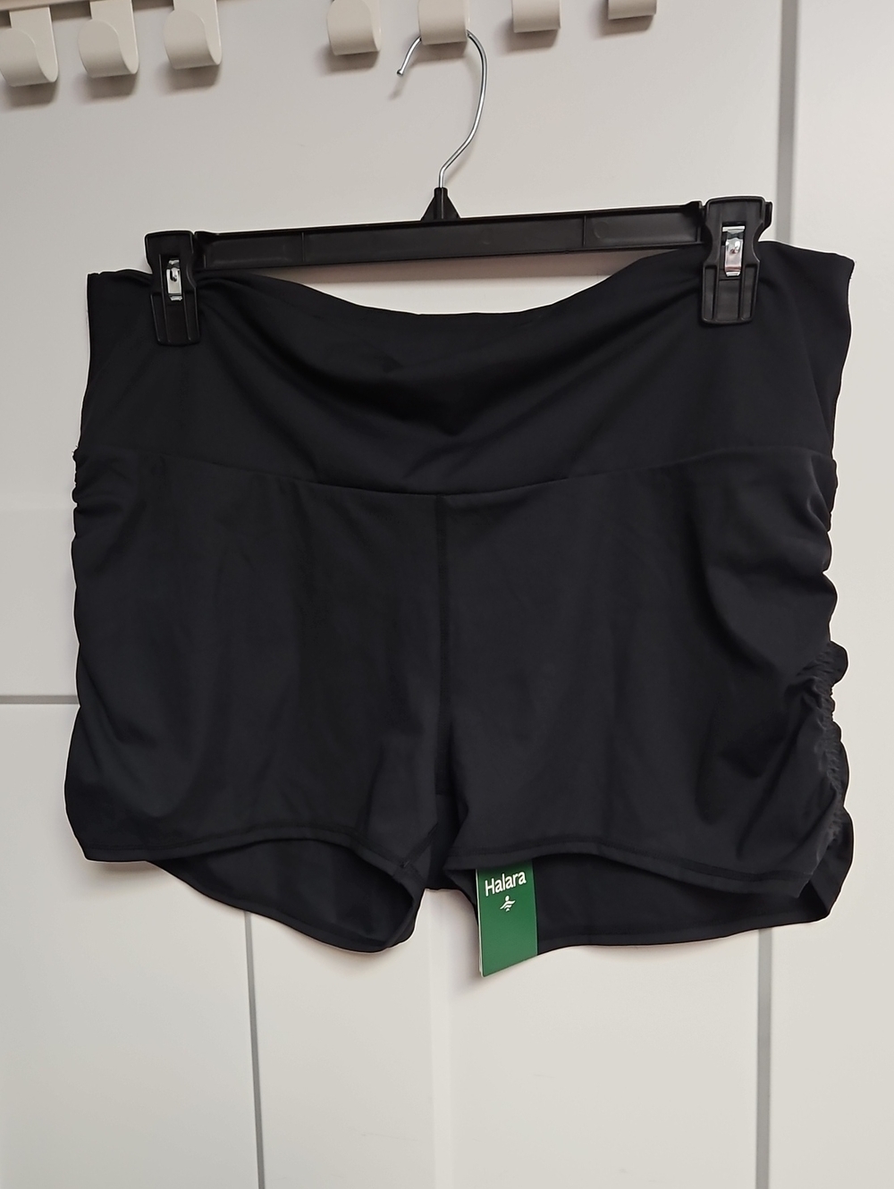 HALARA Black High-Rise Bike Shorts